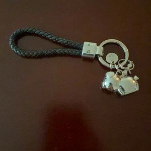 Pig keychain, one size, sterling silver